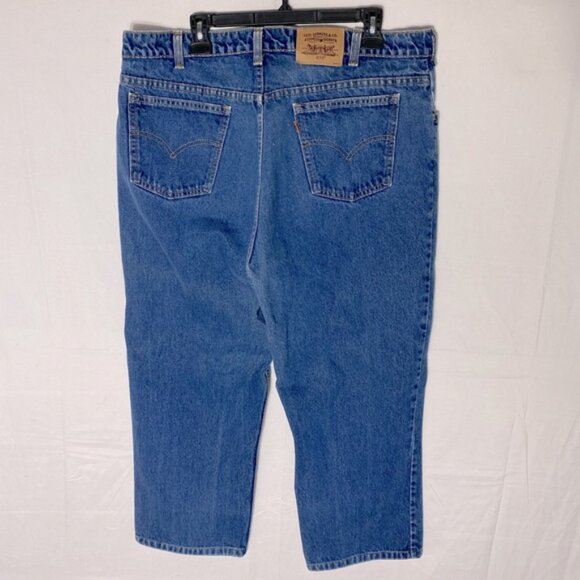 Vintage Levi’s Orange Tab 619 Med Wash Straight Leg Jeans 40 - Picture 15 of 16